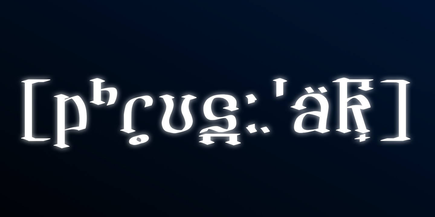 Example font Prussak BC #4